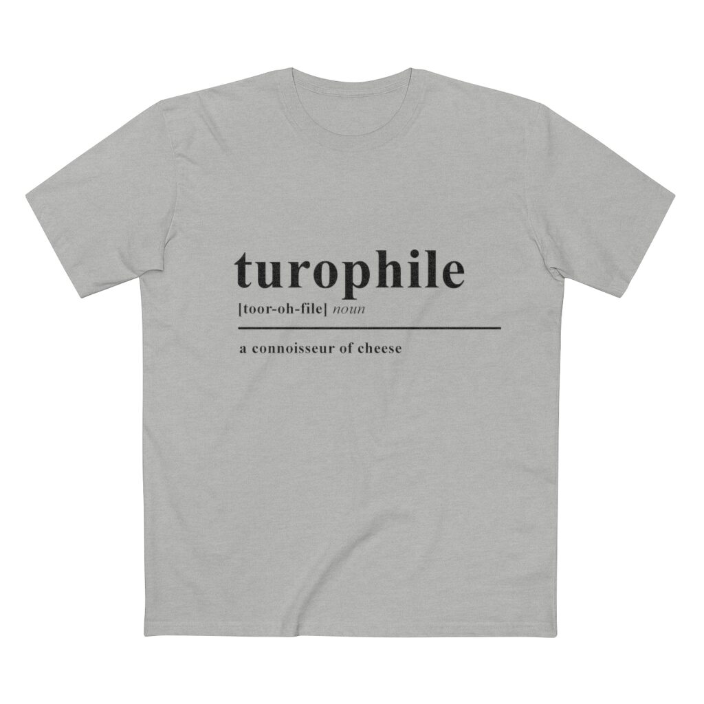 Turophile Cheese Lover Unisex T-Shirt - Athletic Heather