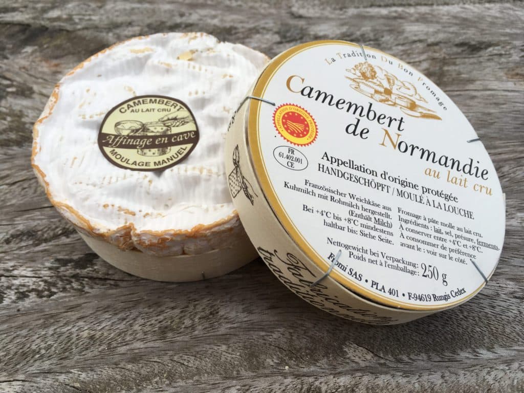 Camembert de Normandie famous cheese banned in the USA