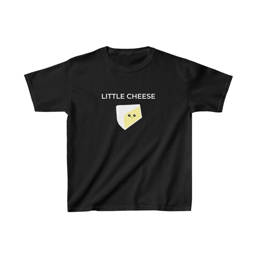 Little Cheese Kids T-Shirt - Black