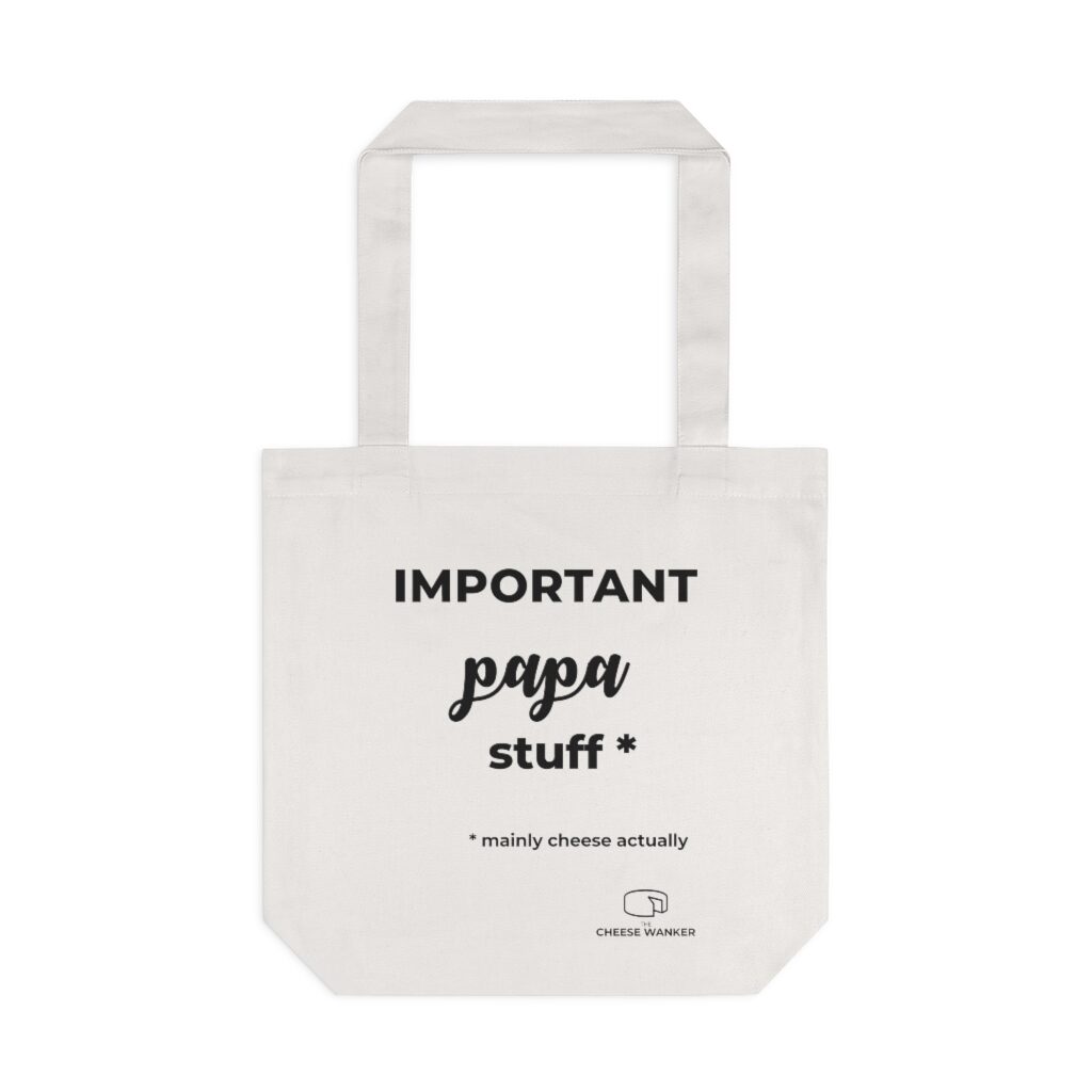 Important Papa Stuff Market Bag - White