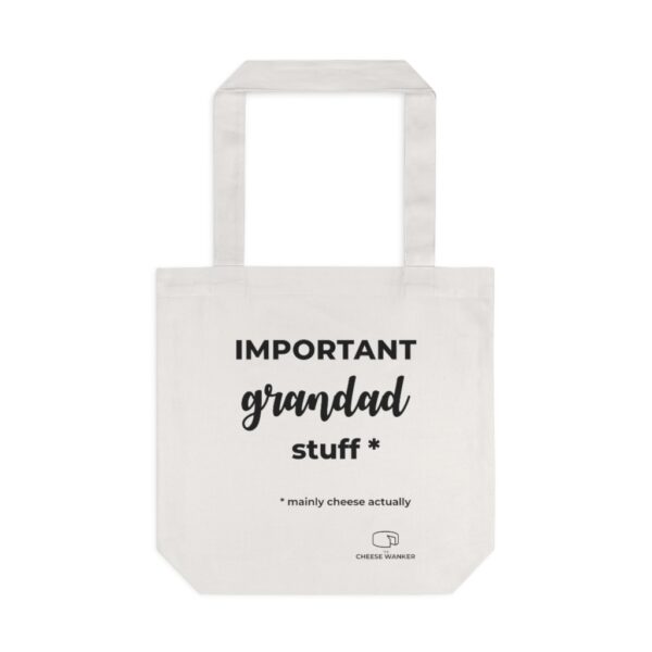 Important Grandad Stuff Market Bag - White