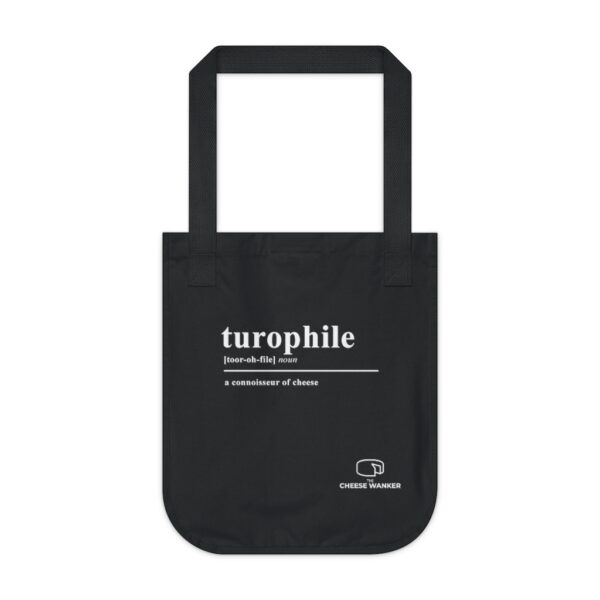 Turophile Cheese Lover Grocery Bag - Black