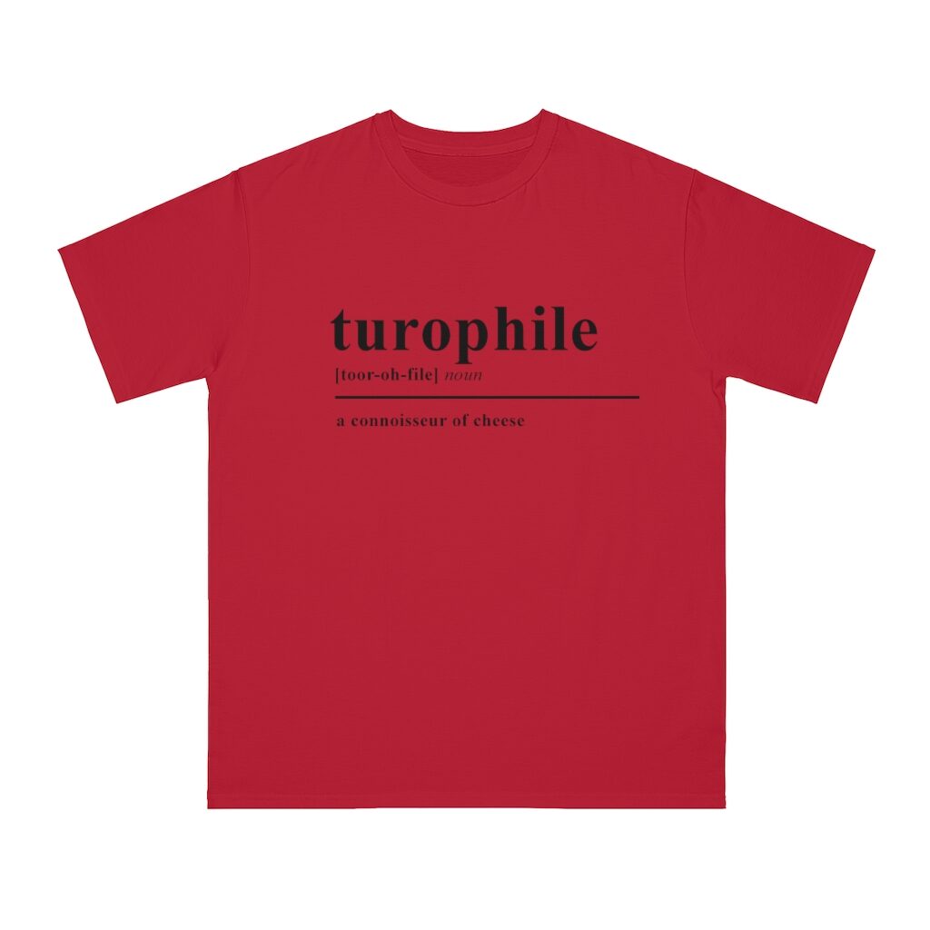 Turophile Cheese Lover Unisex Top - Red Pepper
