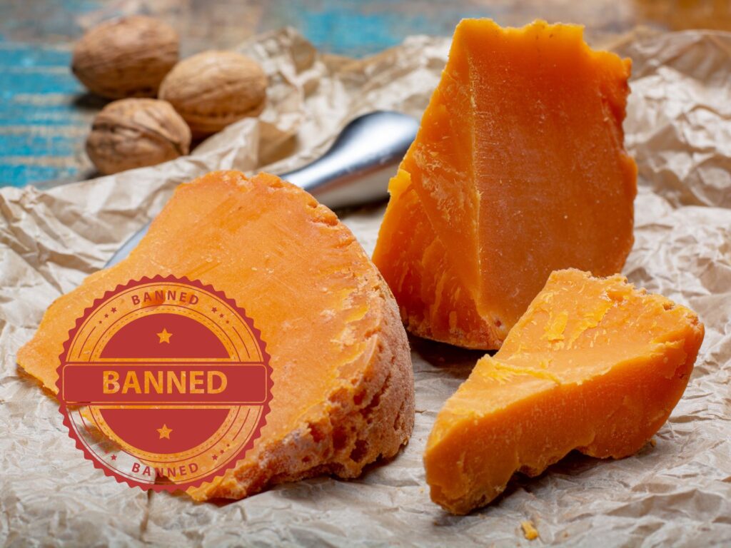 Mimolette Extra Vieille Banned