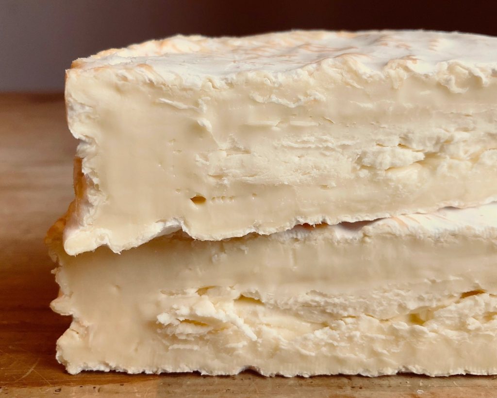 Soft creamy Tunworth cheese from Hampshire