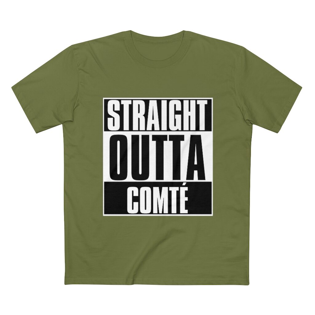 Straight Outta Comté Unisex T-Shirt - Army