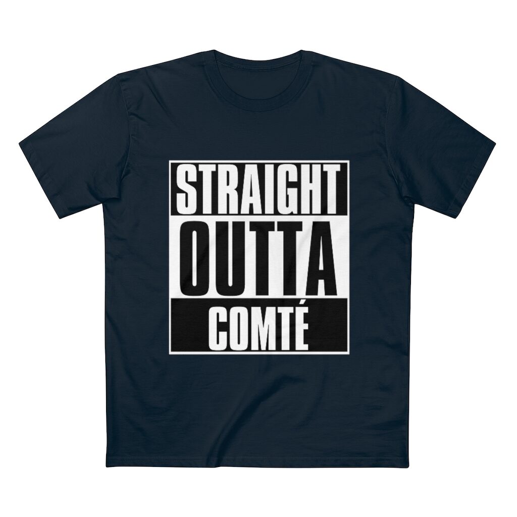 Straight Outta Comté Unisex T-Shirt - Navy