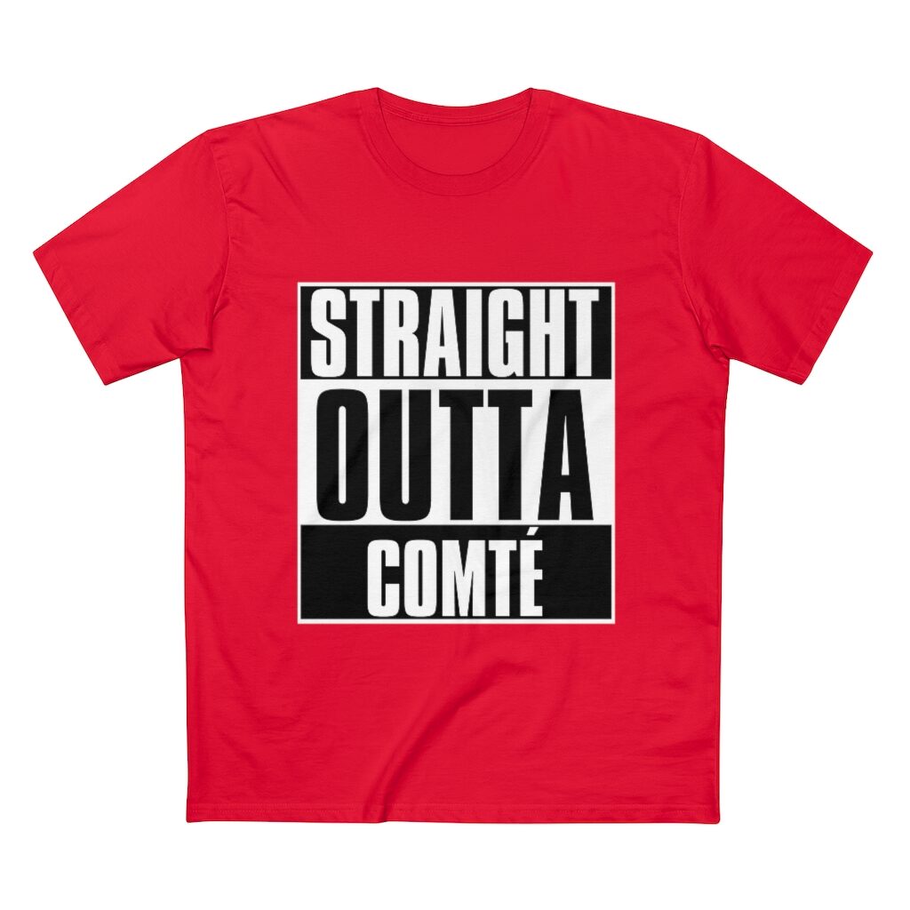 Straight Outta Comté Unisex T-Shirt - Red