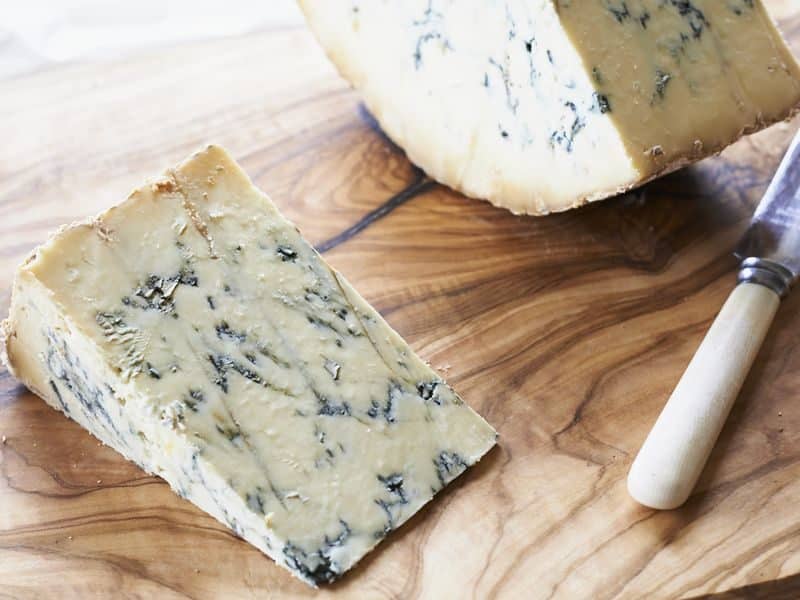 Raw milk Stilchelton blue cheese