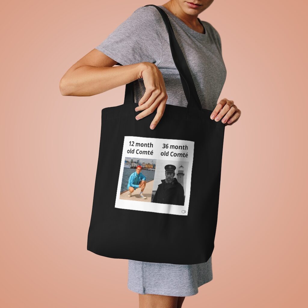 Fresh Willem Dafoe Comté Market Bag Lifestyle Female Model Shoulder - Black