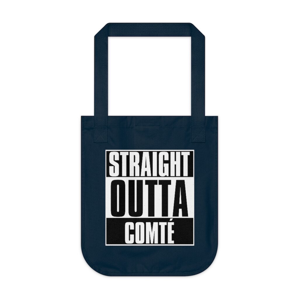 Straight Outta Comté Grocery Bag - Navy