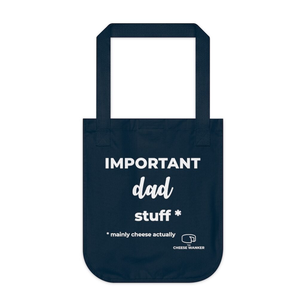 Important Dad Stuff Grocery Bag - Navy