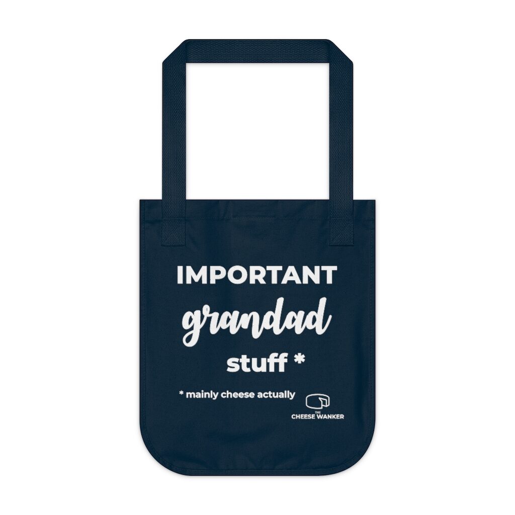 Important Grandad Stuff Grocery Bag - Navy