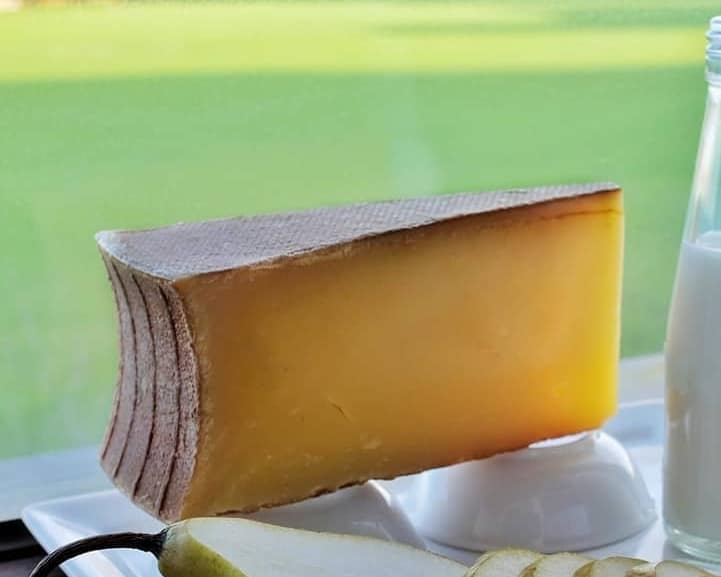 Semi-hard Abondance AOP cheese from France