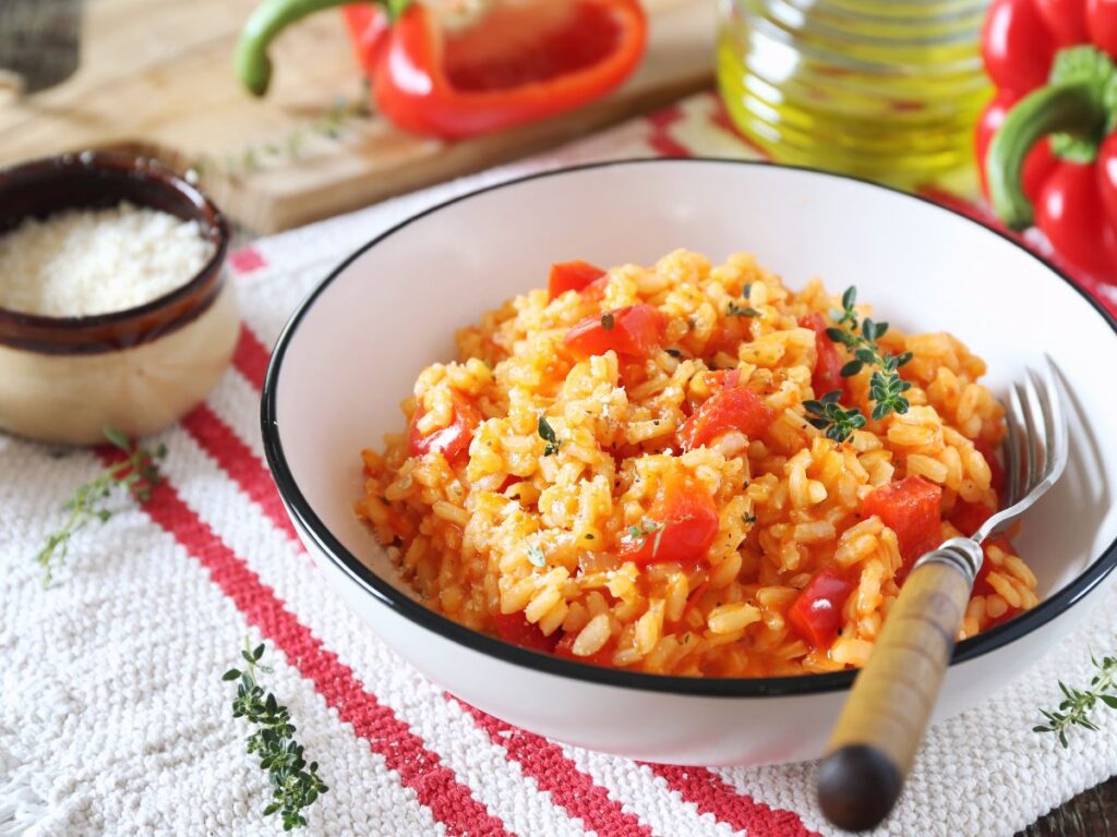 Grana Padano Risotto with Roasted Vegetables