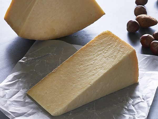 Wedge of Scottish raw milk cheese Anster