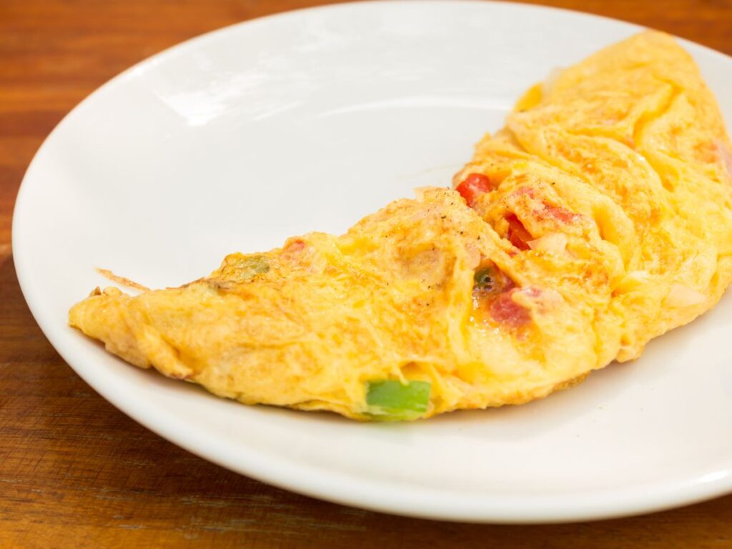 Keto Cheese Omelette with Cheddar