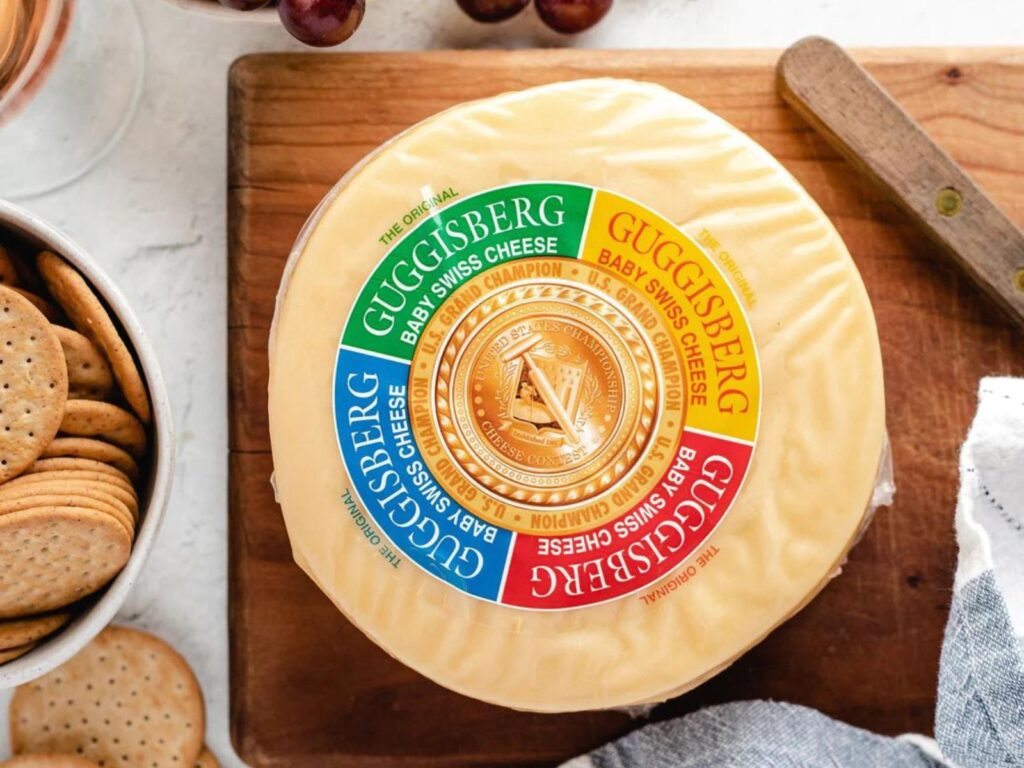 Wheel of Baby Swiss Cheese