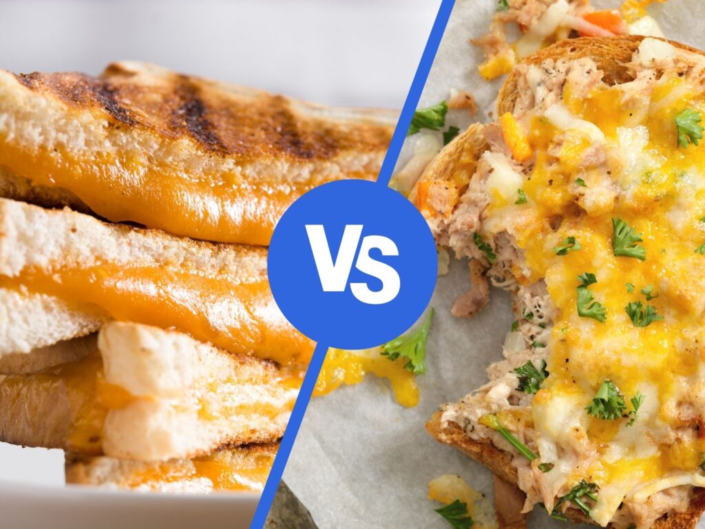 Grilled Cheese vs Melt