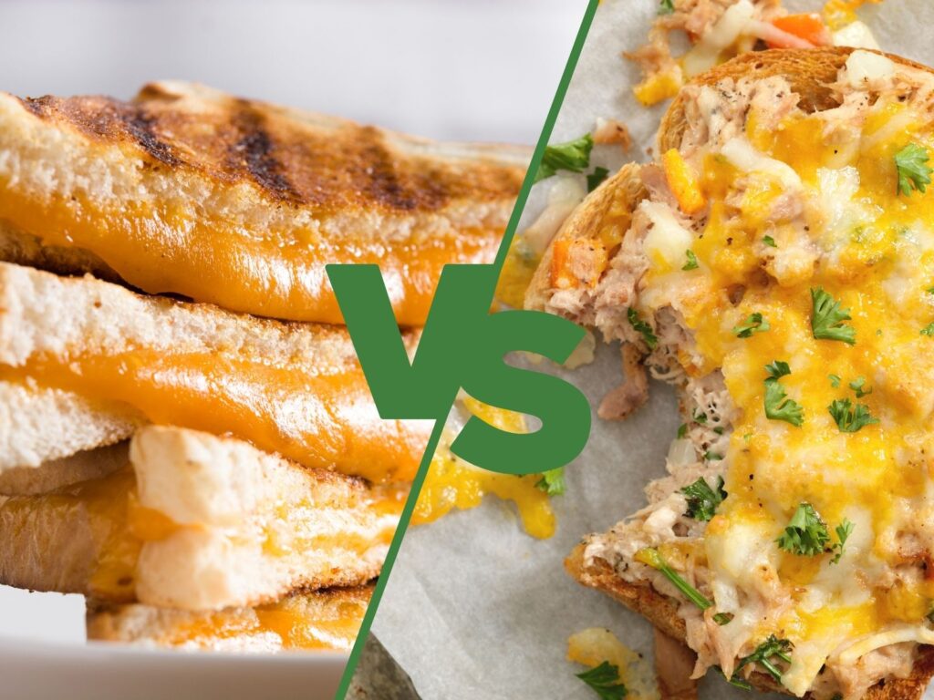 Grilled Cheese vs Melt