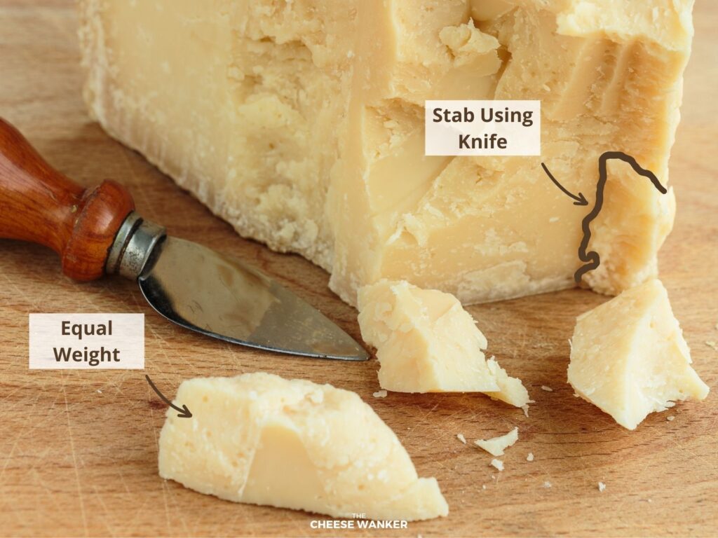 Cutting Hard Cheese